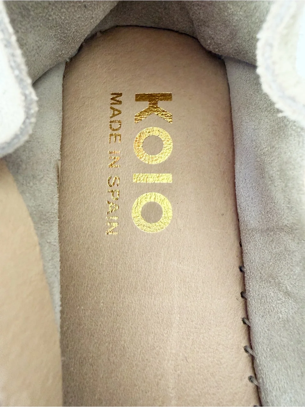 KOIO brown Ostuni suede espadrille